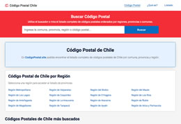 Código Postal Chile